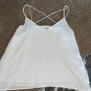 crisscross back tank top!
